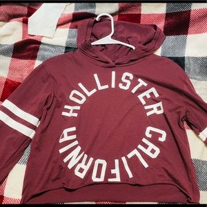 Hollister cropped hoodie